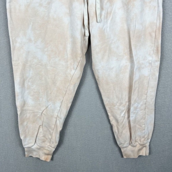J.Crew Joggers Pants Size Large Peach Tie Dye Sweat Pants Pull On Pockets - Picture 4 of 13